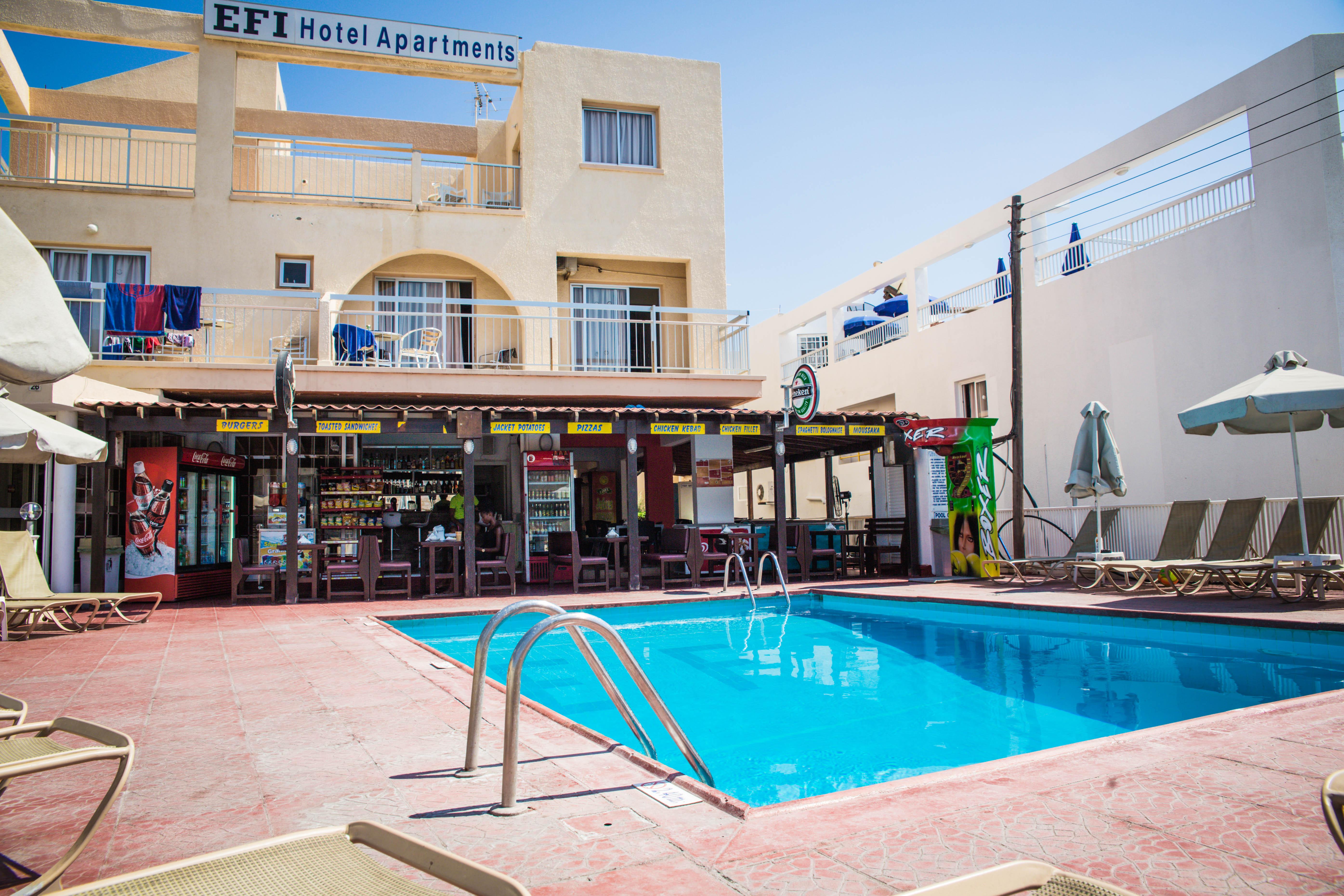 Efi Hotel Apts Ayia Napa Bagian luar foto