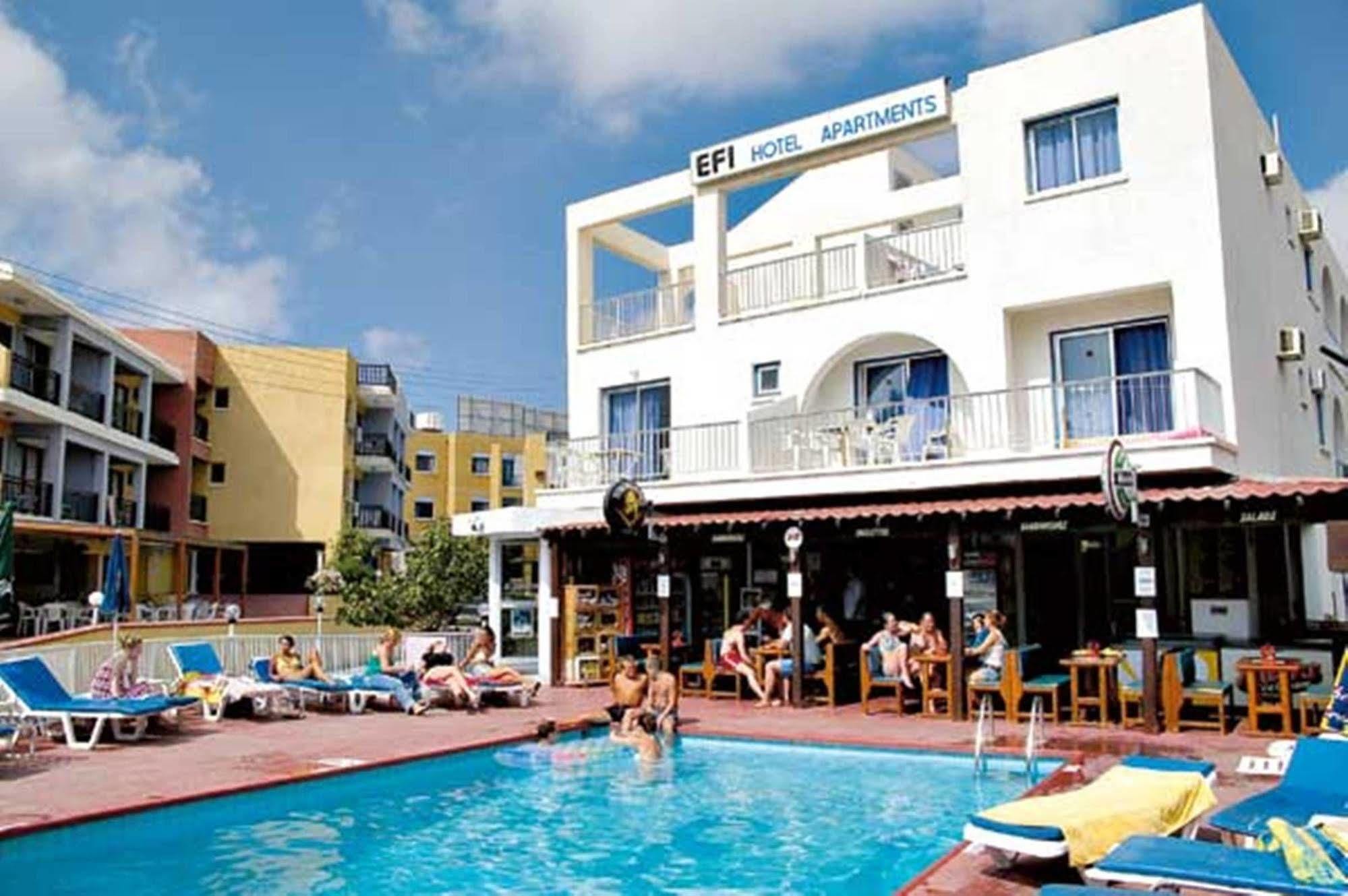 Efi Hotel Apts Ayia Napa Bagian luar foto