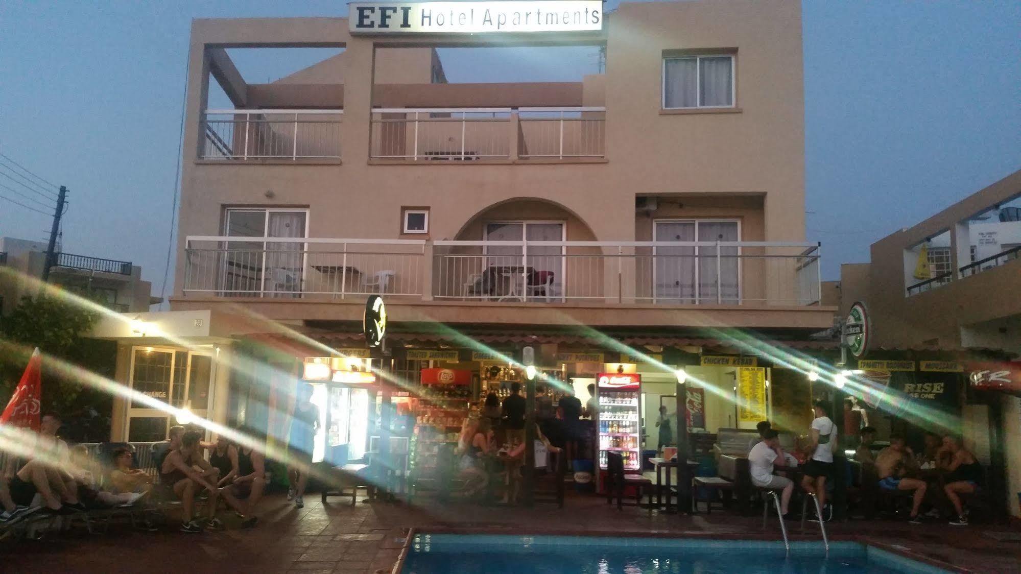 Efi Hotel Apts Ayia Napa Bagian luar foto