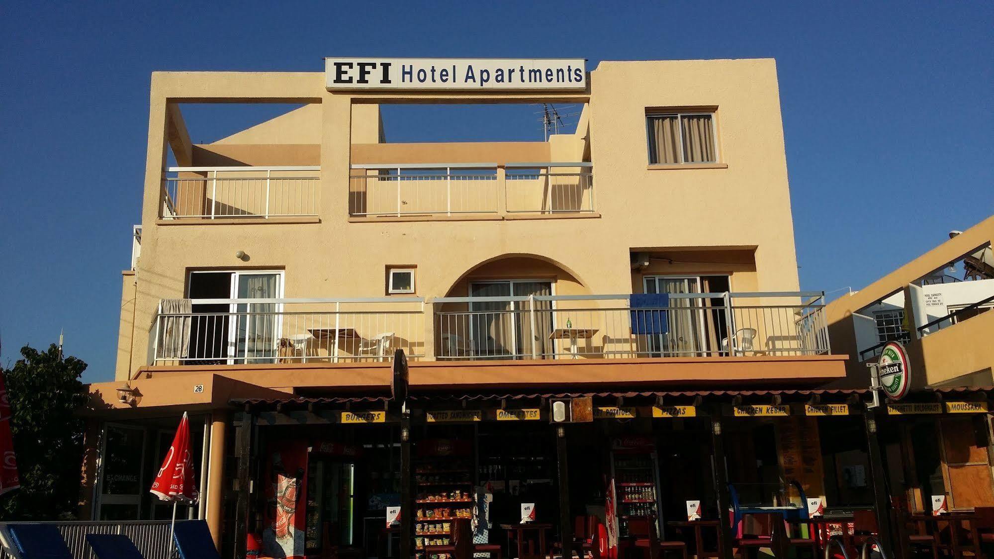 Efi Hotel Apts Ayia Napa Bagian luar foto